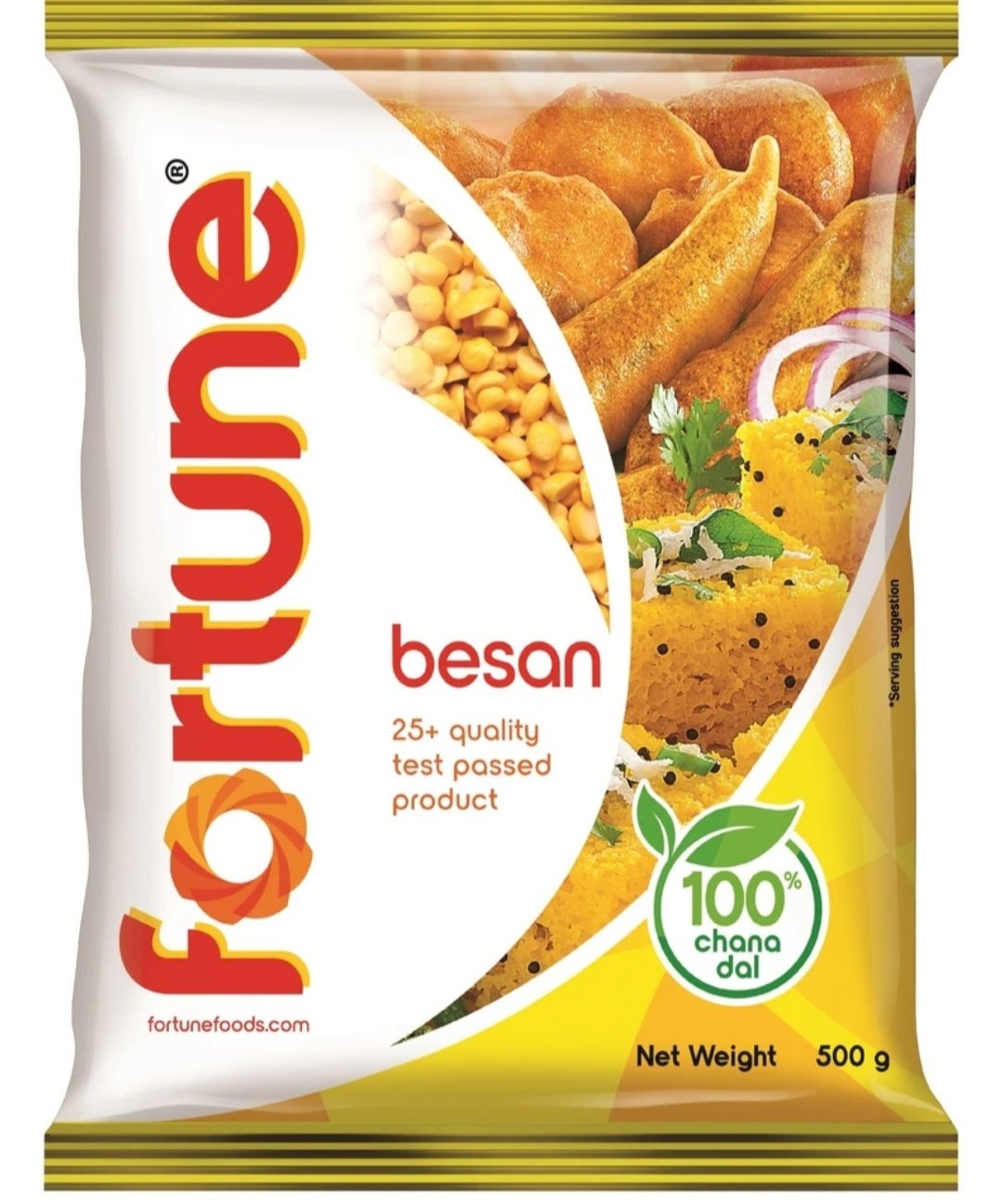 Fortune Besan - 500g (100% Chana Dal)