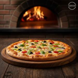 Farm Fresh Veggie Pizza – Available in Small, Medium, Large & Extra Large Sizes