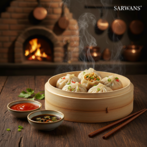 Steamed Momos – Available in Half & Full Plates