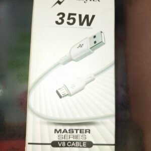 SachLynx 35W V8 Fast Charging Cable (SDC-315) | 1 Meter Micro USB | Data Sync | White