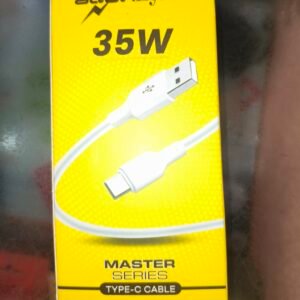 SachLynx 35W Type-C Fast Charging Cable (SDC-316) | 1 Meter | Data Sync | White