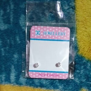 Magnetic Non-Piercing Stud Earrings for Men & Boys – Stylish Black & Diamond Look Crystal Magnet Bali (Pack of 2 Pairs)