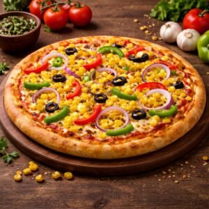 Fresh Veg Sweet Corn Pizza, Pizza Palace