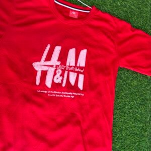 G-TEE प्रीमियम रेड ग्राफिक टी-शर्ट Tshirt – साइज़ M (Sarwans स्पेशल)
