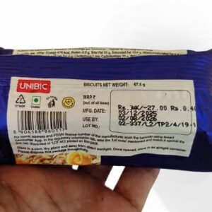 Unibic Honey Oatmeal Cookies – 67.5g Pack