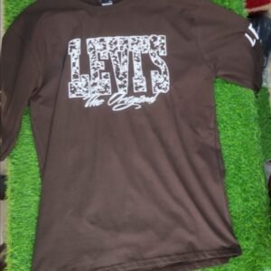 Levi’s Coffee Brown Down Shoulder T-Shirt (Oversized)