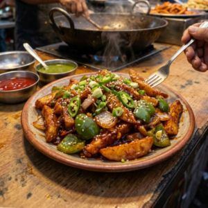 Crispy Street-Style Honey Chilli Potato