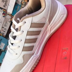 Rivaldo Sports White & Beige Casual Sneakers, juta