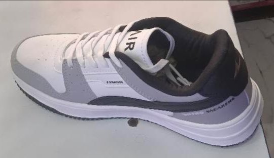 Premium Dual-Tone Sporty Sneakers (Grey & White Edition),juta - Image 2