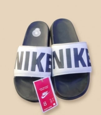 Men’s Comfort Slide Slippers Black White, boys ki chappal - Image 2