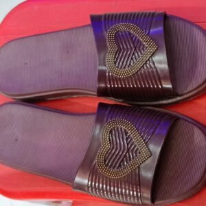 Ladies Designer Heart Motif Comfort Slippers, ladies ki chappal