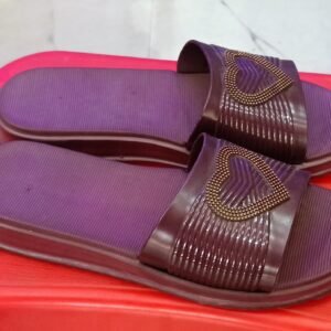 Ladies Designer Heart Motif Comfort Slippers, ladies ki chappal