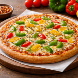 Capsicum Pizza – Fresh Veggie Loaded Cheesy Delight