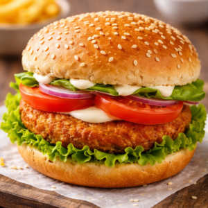 Veg Burger – Fresh & Crispy