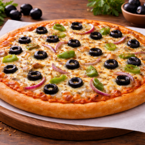 Black Olive Pizza – Classic Italian Flavor Delight