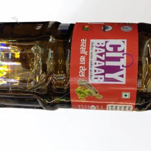 City Bazaar Pure Sarson Ka Tel (Mustard Oil) – 880g Bottle