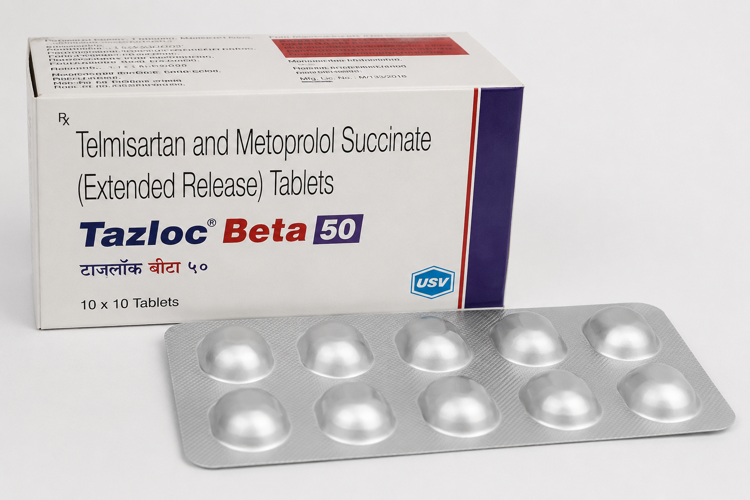 Tazloc Beta 50 – Blood Pressure Control Tablets 10's