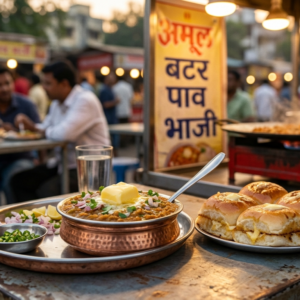 Special Amul Butter Pav Bhaji | Original Taste at Sarwans