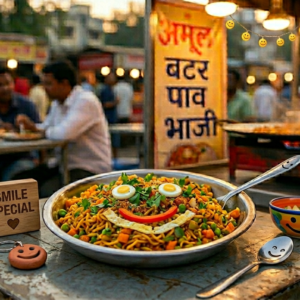 Smile Special Masala Maggi with Eggs | Exclusive at Sarwans for ₹130