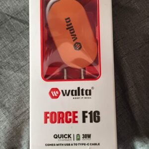 Walta Force F16 30W Quick Charger with Type-C Cable | Sarwans
