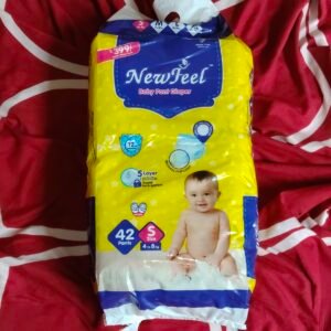 NewFeel Baby Pant Diaper Size S (4-8 kg) – 42 Pants | Soft, Leak Protection & Wetness Indicator