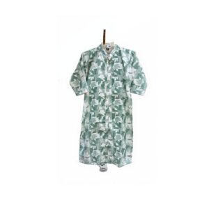 Premium Onion Pink Abstract Print Cotton Kurti – Trendy Front-Button Shirt Style Tunic for Women