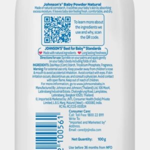 JOHNSONS BABY POWDER 100G
